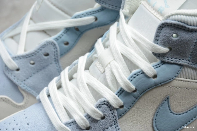 Cheap TBkick Textures 1 Jordan Mixed Air Mid Blue DA4666-100 0808